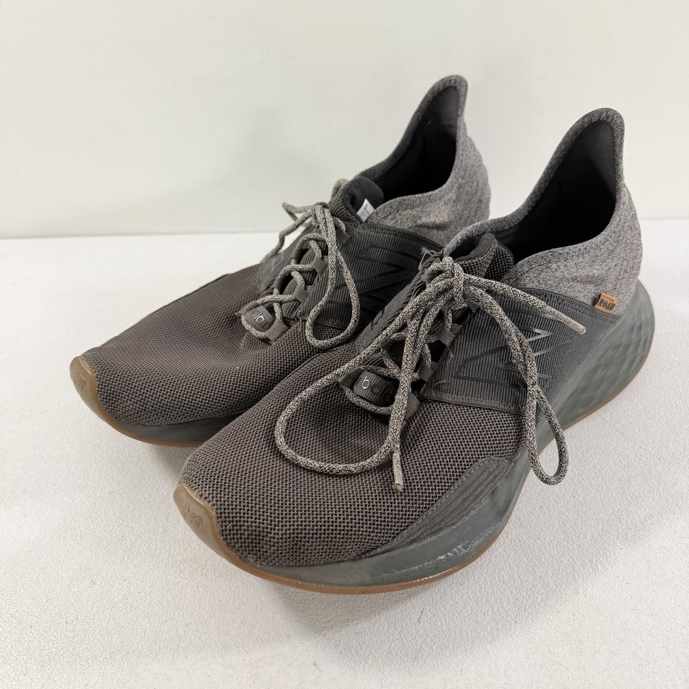 New Balance Fresh Foam Roav Mens Running Shoes Black Grey MROAVRB Size 12 2E EE